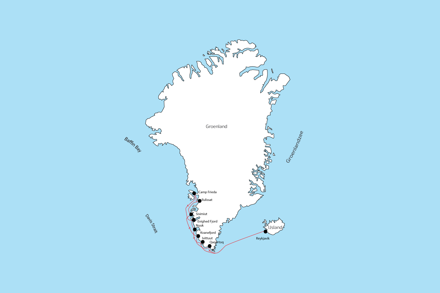 Afbeelding van Expeditie Diskobaai Groenland