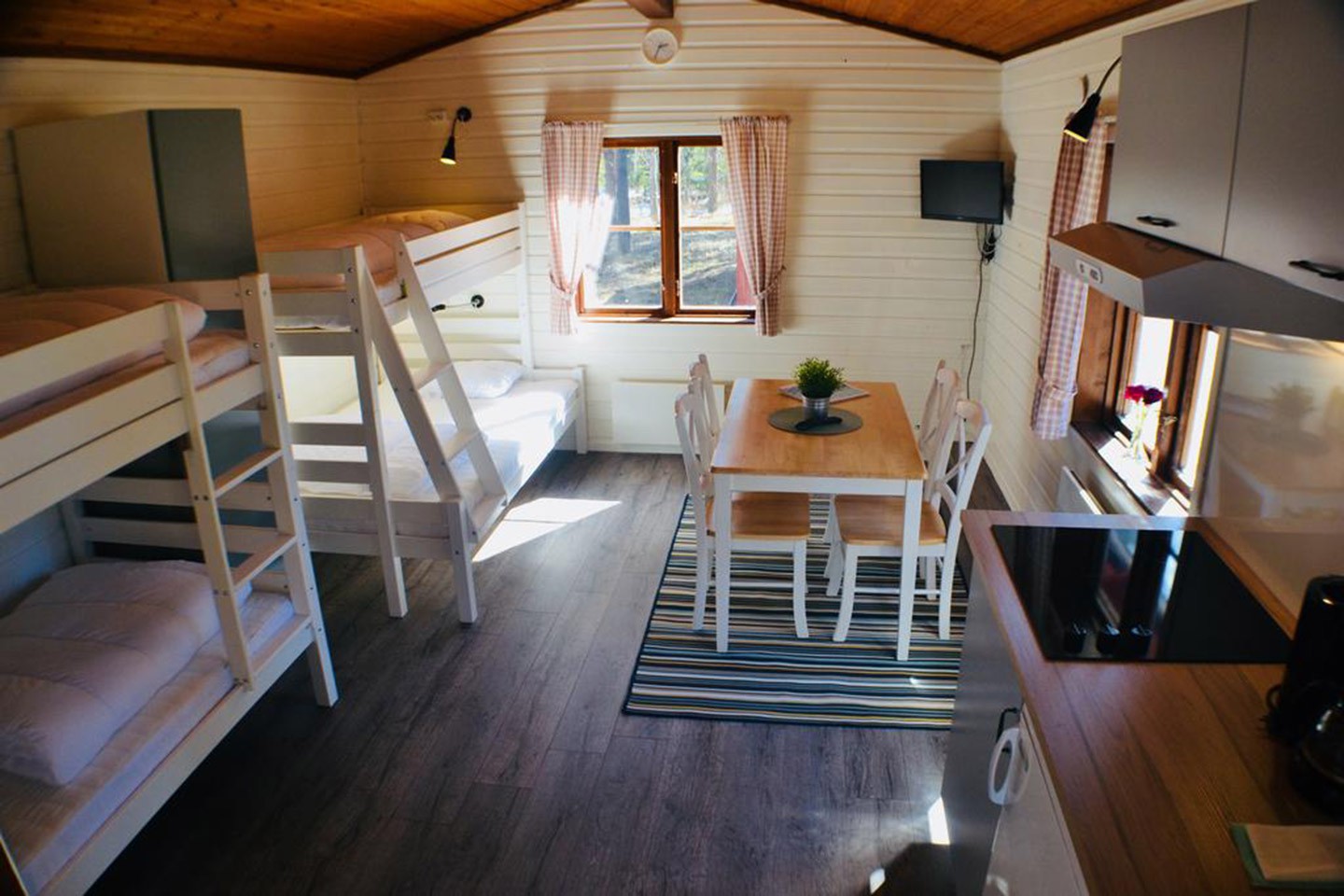 Dorotea, eenvoudige stuga op Doro camping Lappland