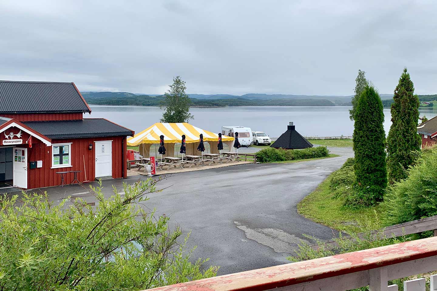 Steinkjer, Føllingstua Camping kampeerhut