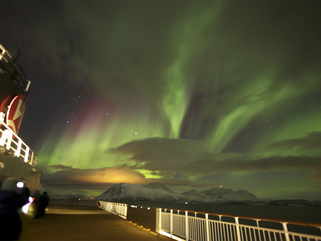 Afbeelding van Skjervoy Hurtigruten Noorderlicht