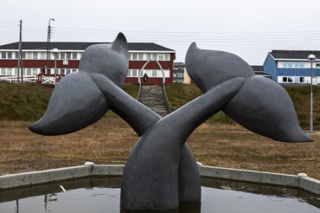Expeditie Diskobaai Groenland Sculptuur Paamiut Hurtigruten Camille