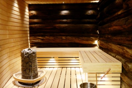 Muotka Wilderness Hotel Riverside Kamer Met Sauna