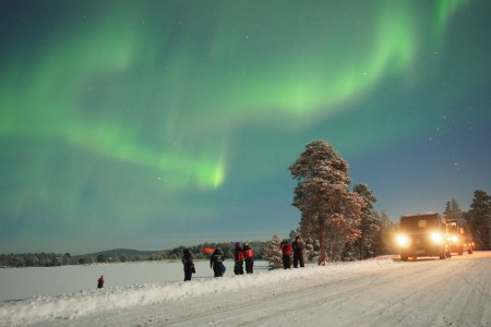 Visit Inari   Northern Lights With Car