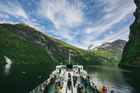 Motorreis Zuid Noorwegen Ragnarok Ferry Hellesylt Geirangerfjord Samuel Taipale Visitnorway