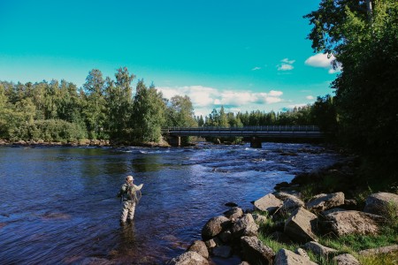 Varjola Resort Fishing In Kuusa River